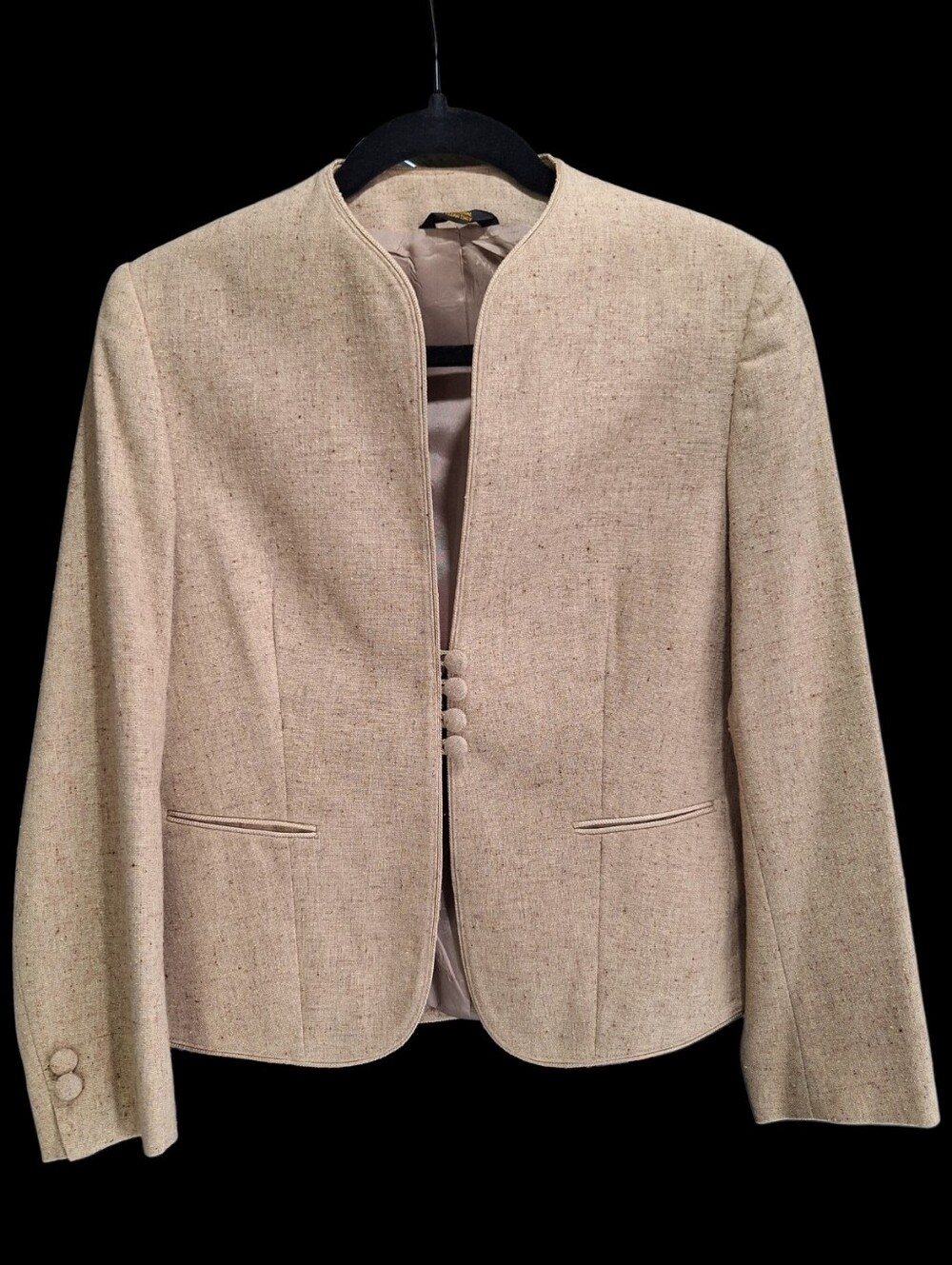 Vintage 70s 80s Blazer Womens S Academia Preppy Eclectic Grandpa Secretary